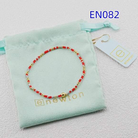 Enewton Red Tube Bead Bracelet - Picture 3 of 4